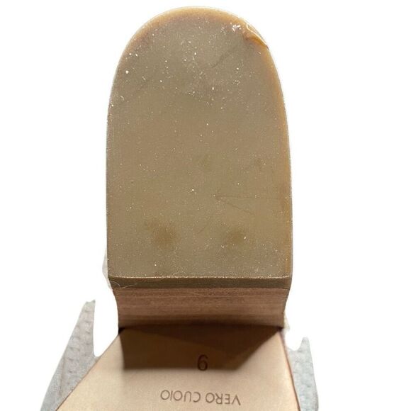 Eileen Fisher Womens Vero Cuoio Suede Peeptoe Wedges 9 Tan Herringbone Elastic - Picture 15 of 15